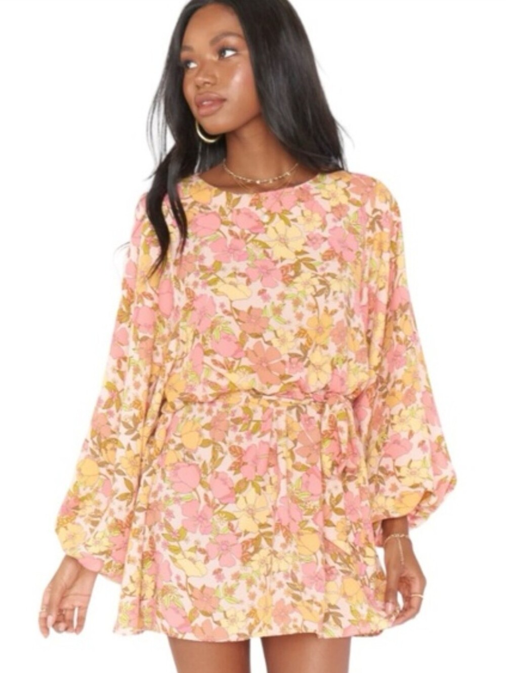 Show Me Your Mumu Larissa Dress In Pretty Poppy